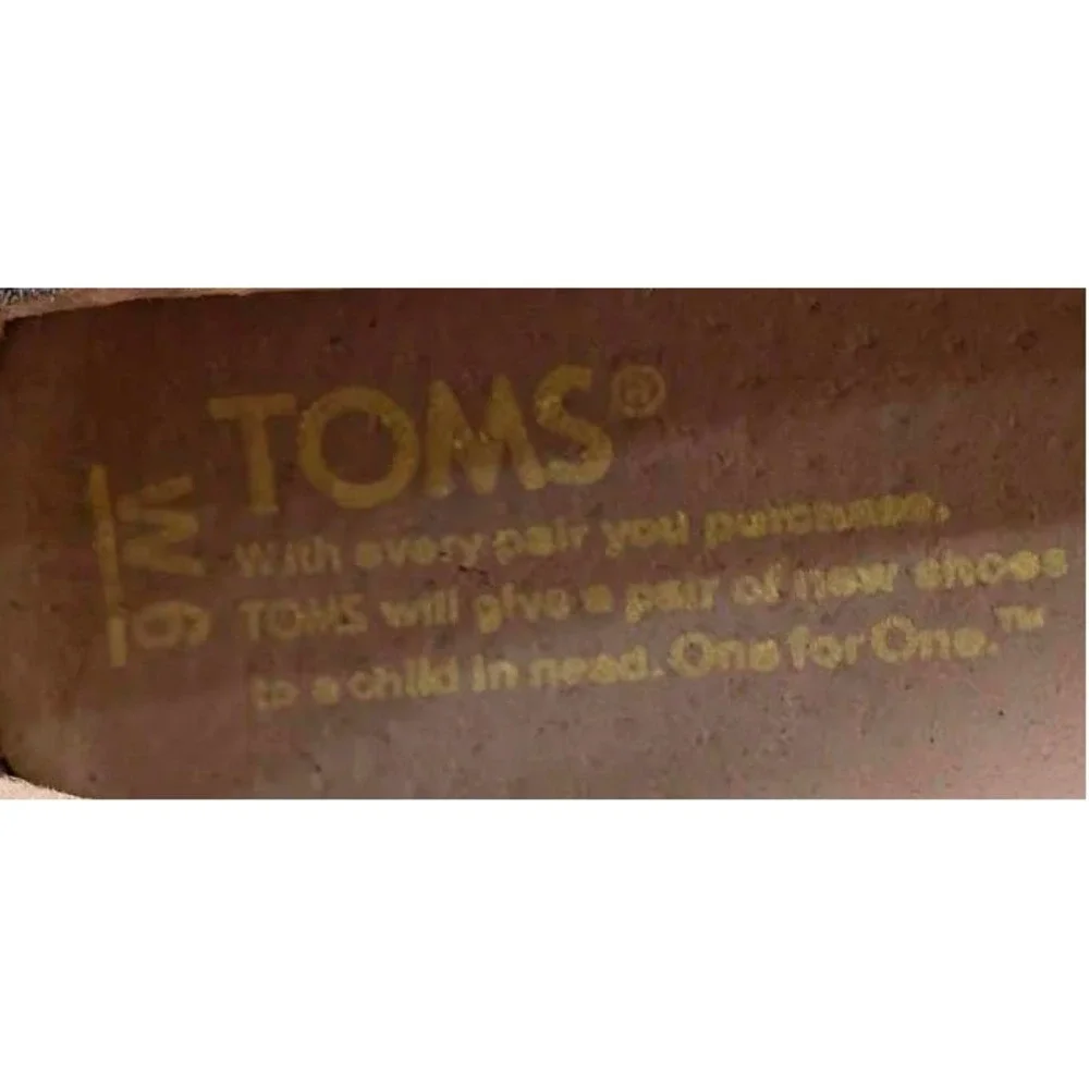 TOMS~Scottish Houndstooth PeepToe Wedge~Black & White Houndstooth Pattern~Size 6